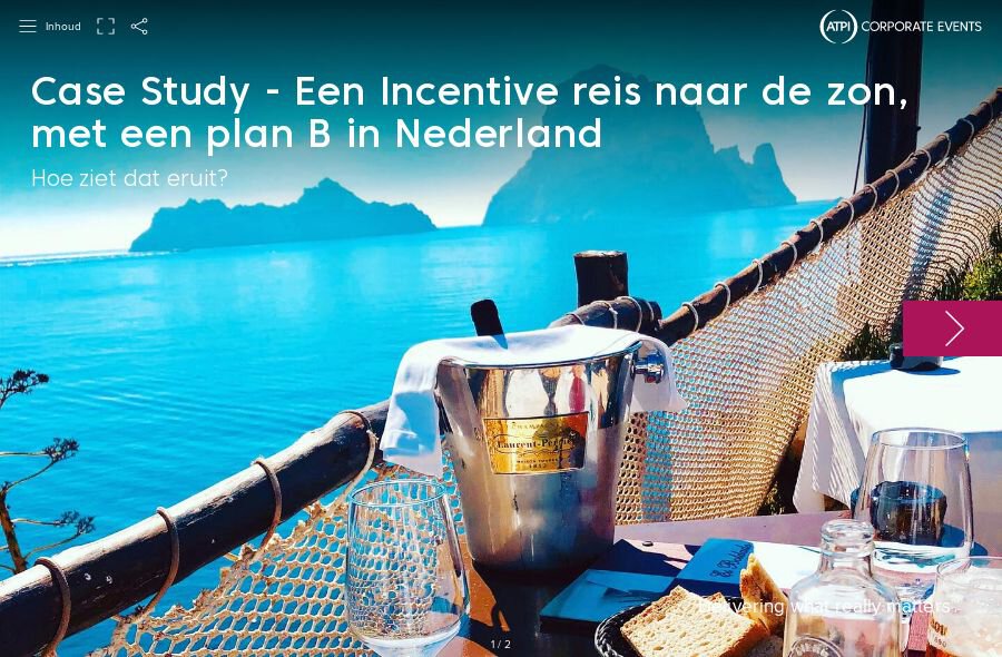 Incentive Reis Buitenland met Alternatief Nederland
